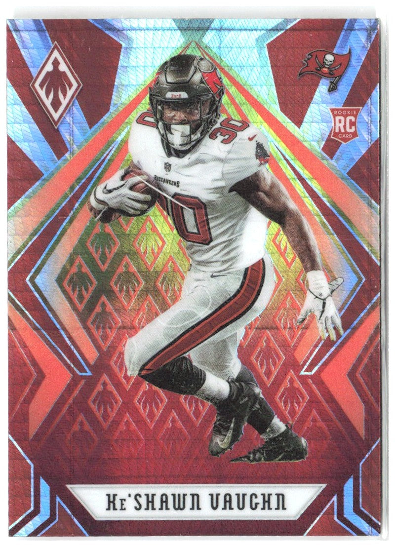 Ke'Shawn Vaughn Panini Phoenix - Fire Burst 137 2020 Tampa Bay Buccaneers
