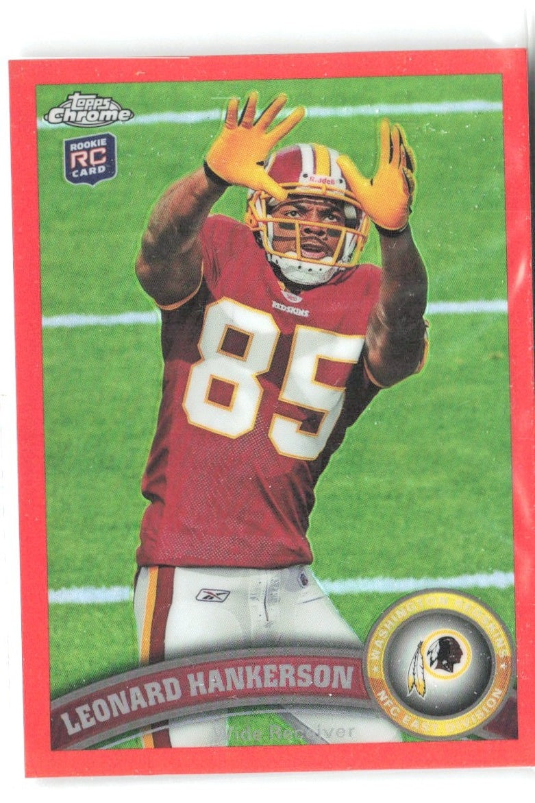 Leonard Hankerson Topps Chrome - Orange Refractors 111 2011 Washington Redskins