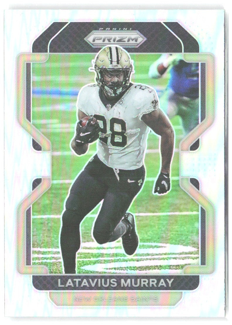 Latavius Murray Panini Prizm - Silver 305 2021 New Orleans Saints
