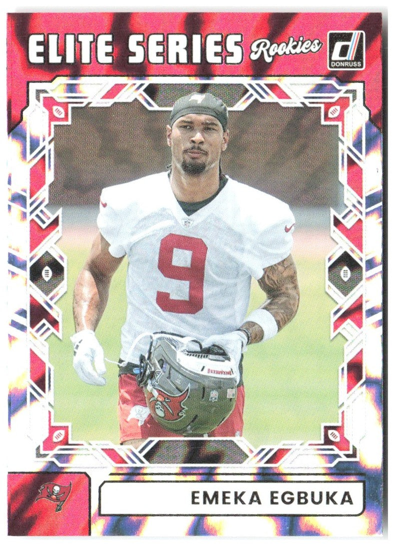 Emeka Egbuka Donruss The Elite Series Rookies ESR-EEA 2025 Tampa Bay Buccaneers