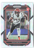 Daxton Hill Panini Prizm - Silver 379 2022 Cincinnati Bengals