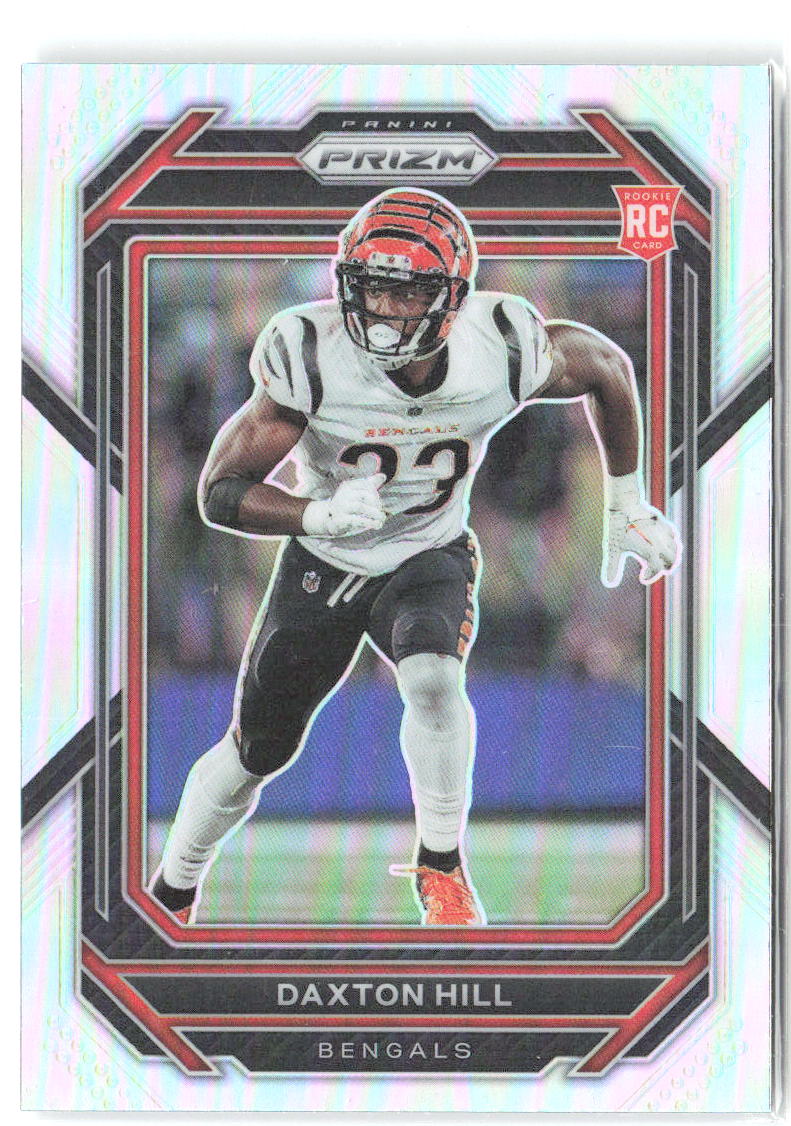 Daxton Hill Panini Prizm - Silver 379 2022 Cincinnati Bengals