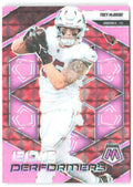 Trey McBride Mosaic - Epic Performers Pink Fluorescent 10 2025 Arizona Cardinals