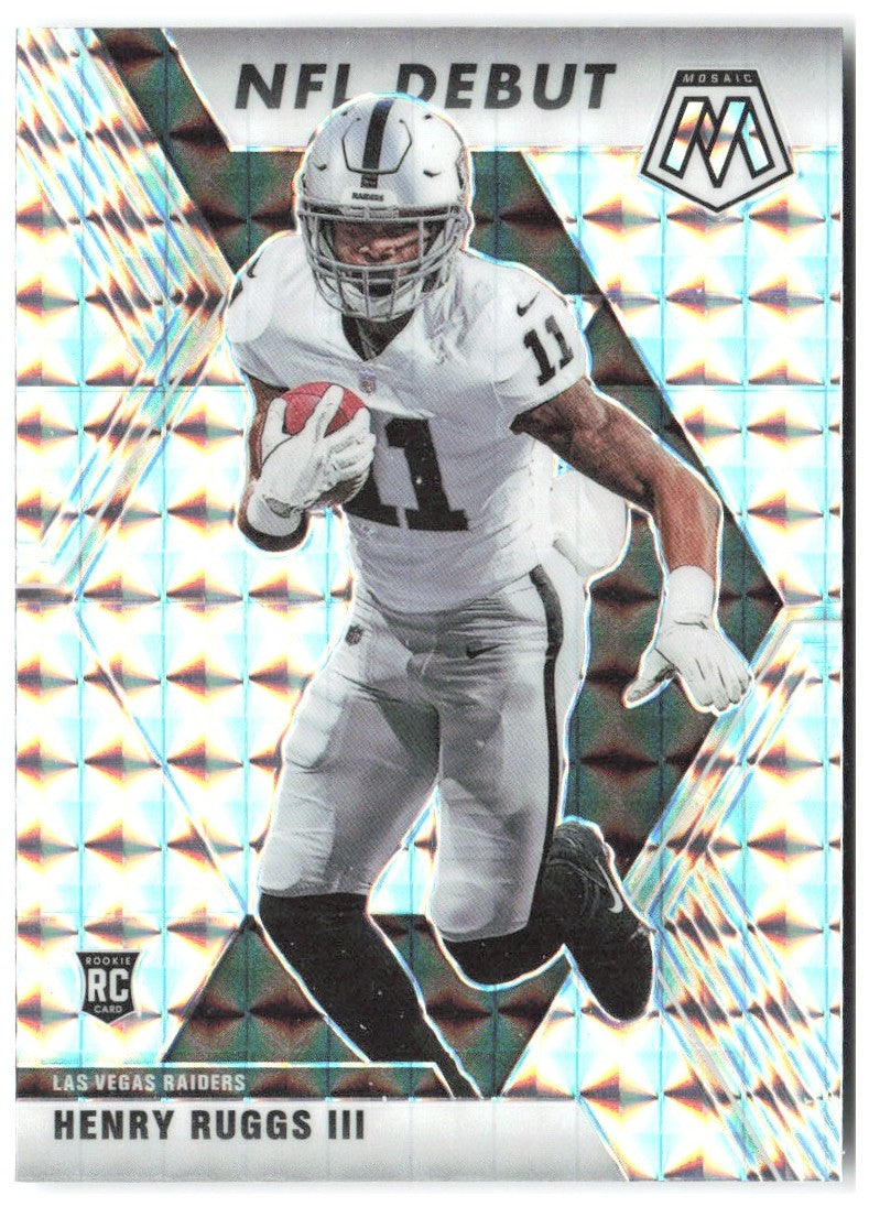 Henry Ruggs III Panini Mosaic - Prizm 269 2020 Las Vegas Raiders