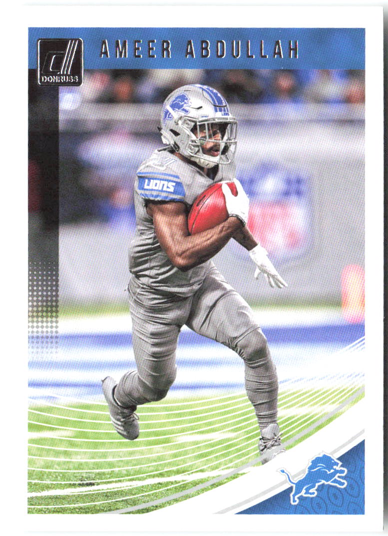 Ameer Abdullah Donruss 98 2018 Detroit Lions