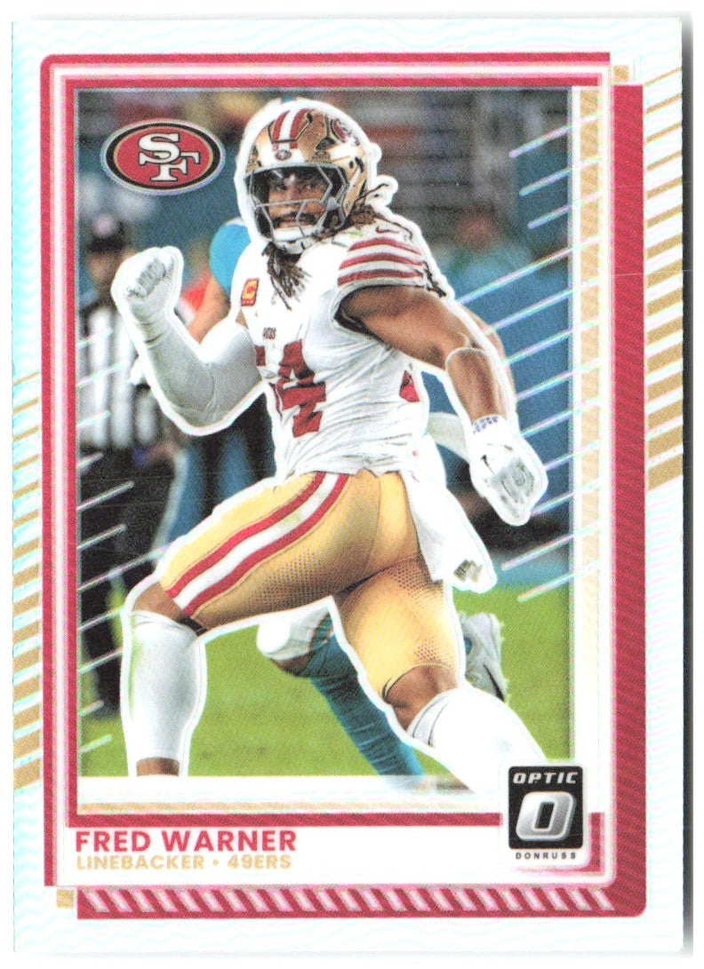 Fred Warner Donruss Optic - Holo 99 2025 San Francisco 49ers