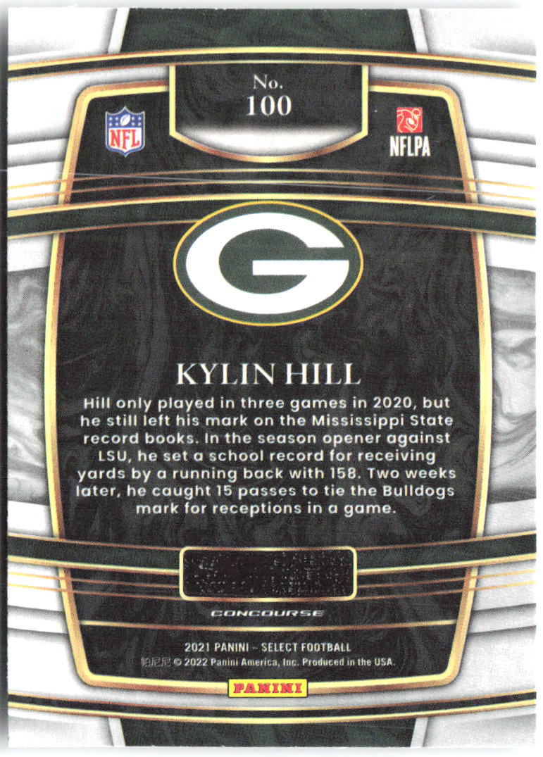 Kylin Hill Base Panini Select 100 NM
