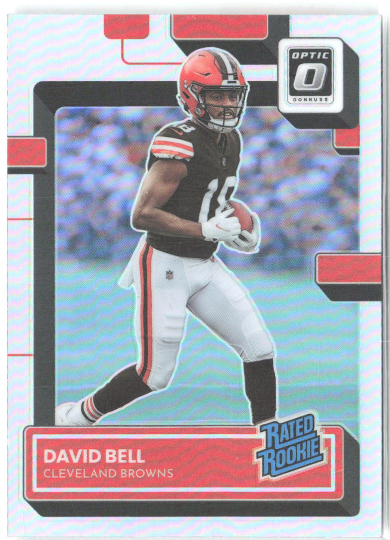David Bell Donruss Optic - Holo 232 2022 Cleveland Browns