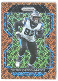 Yetur Gross-Matos Panini Prizm - Lazer 319 2021 Carolina Panthers