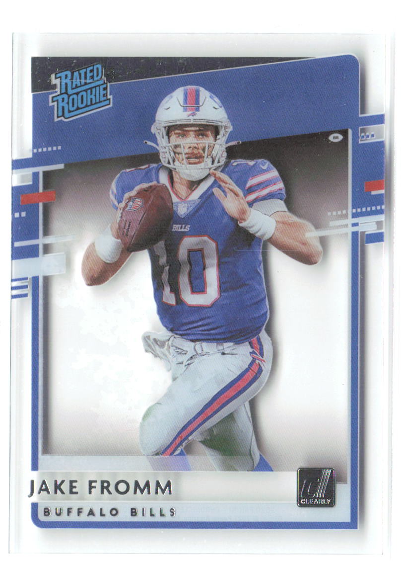 Jake Fromm Chronicles - Clearly Donruss Rated Rookies RR-JF 2020 Buffalo Bills