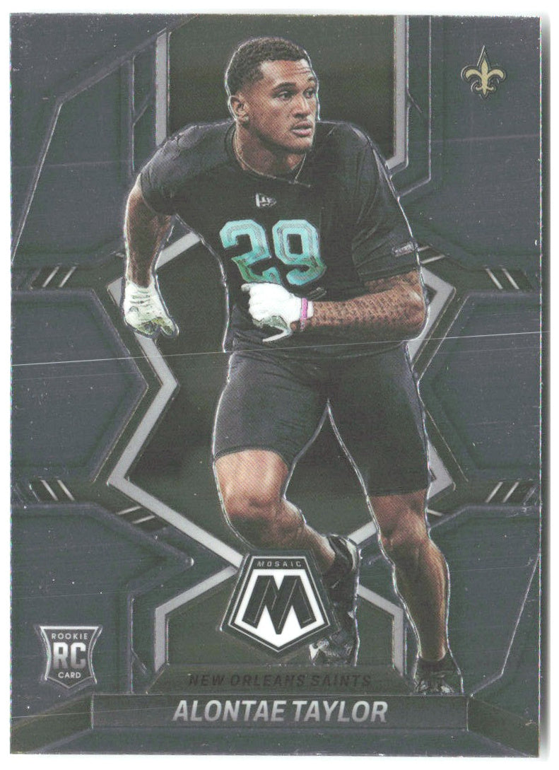 Alontae Taylor Panini Mosaic 391 2022 New Orleans Saints RC
