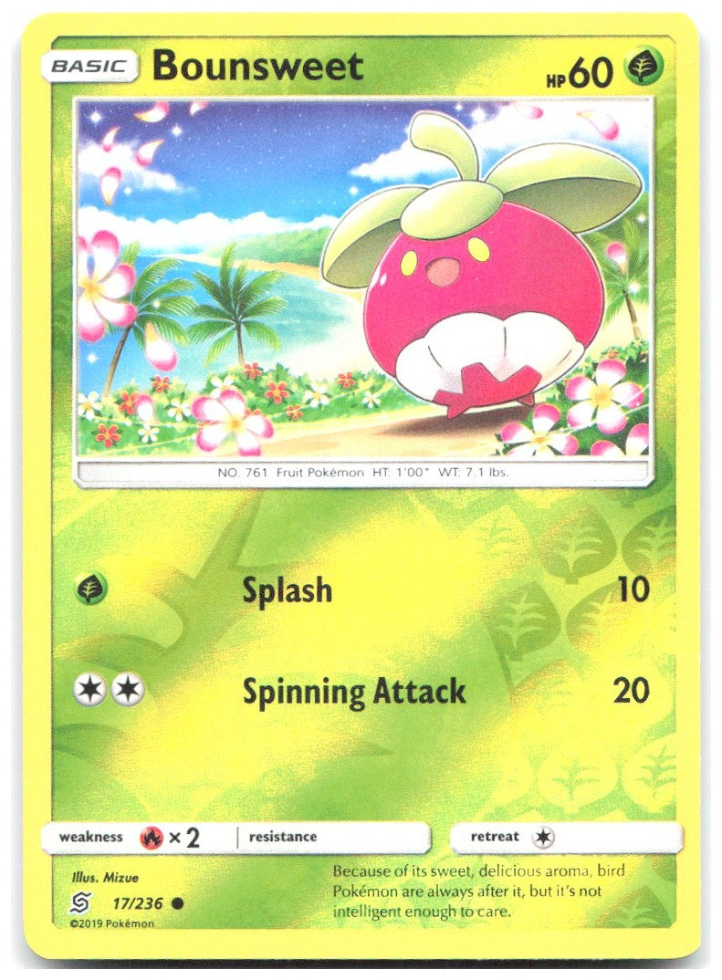 Bounsweet Reverse Holo Common SM Unified Minds 17/236 NM Mizue