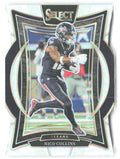 Nico Collins Panini Select - Silver Prizm Die Cut 86 2024 Houston Texans