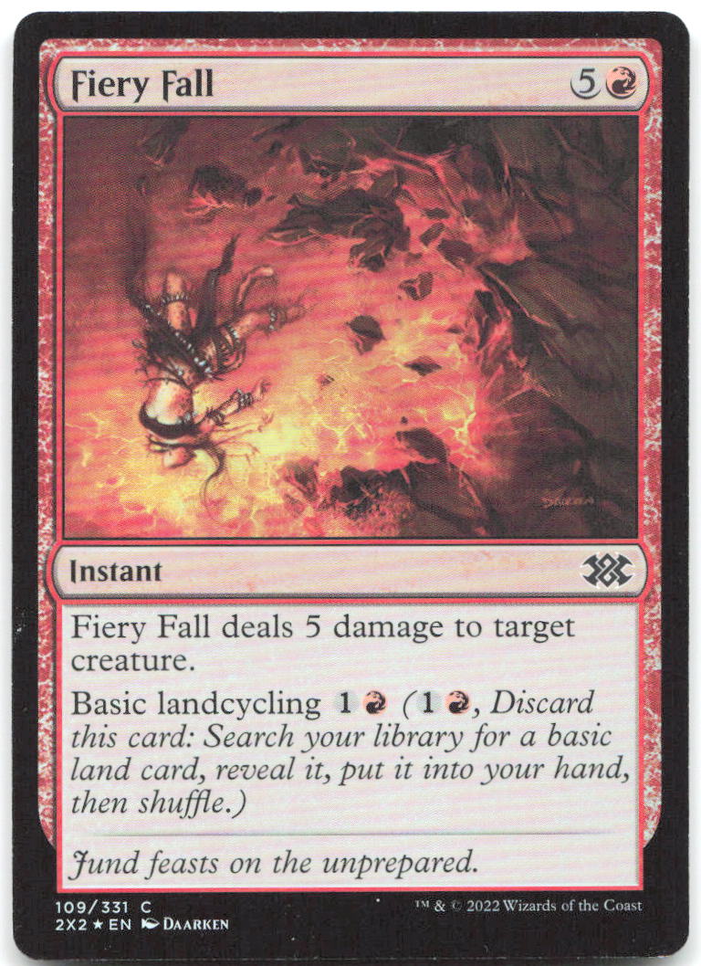 Fiery Fall Foil C Double Masters 2022 109 NM Daarken