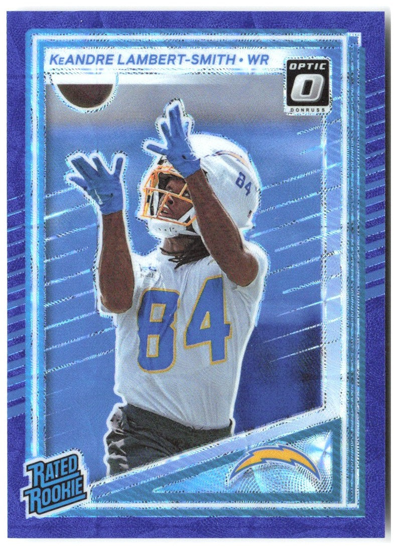 KeAndre Lambert-Smith Donruss - Optic Rated Rookies Blue Scope 367 2025 Chargers