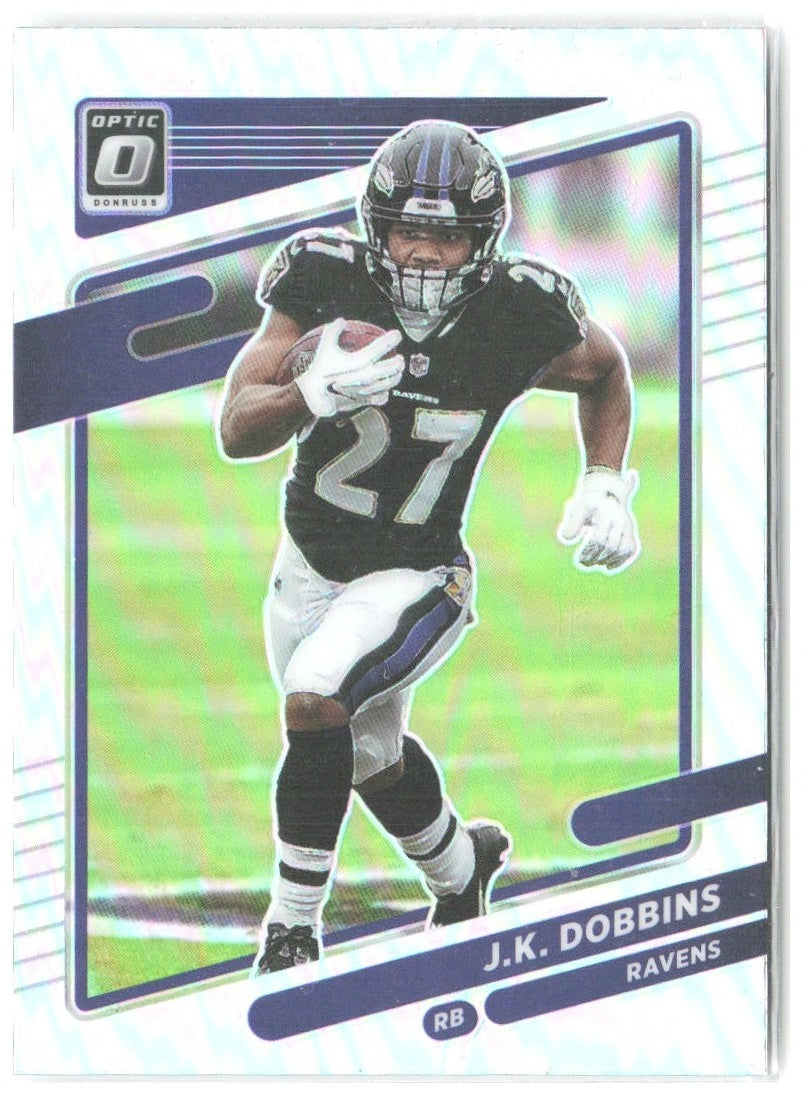 J.K. Dobbins Donruss Optic - Holo 129 2021 Baltimore Ravens