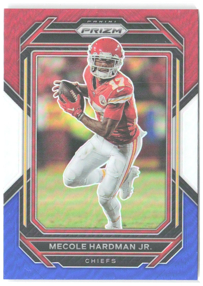 Mecole Hardman Jr. Panini Prizm - Red White and Blue 143 2022 Kansas City Chiefs