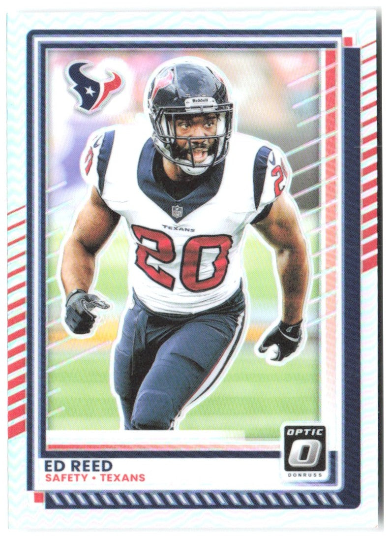 Ed Reed Donruss Optic - Holo 125 2025 Houston Texans