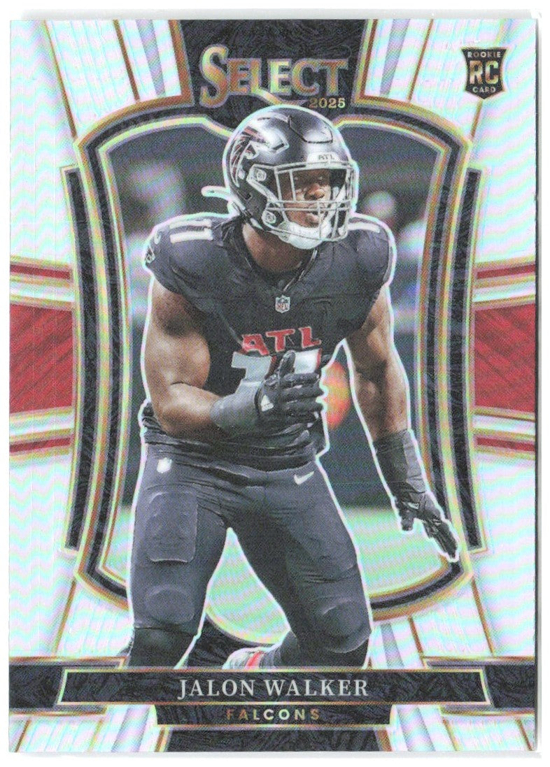 Jalon Walker Panini Select - Silver Prizm 146 2025 Atlanta Falcons