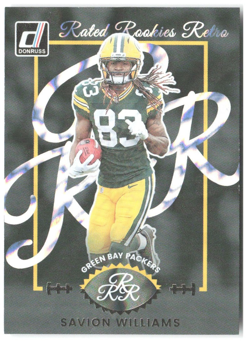 Savion Williams Donruss - Rated Rookies Retro 7 2025 Green Bay Packers