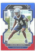 Kelvin Joseph Panini Prizm - Red White and Blue 385 2021 Dallas Cowboys