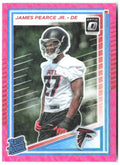 James Pearce Jr. Donruss - Optic Rated Rookies Pink 363 2025 Atlanta Falcons