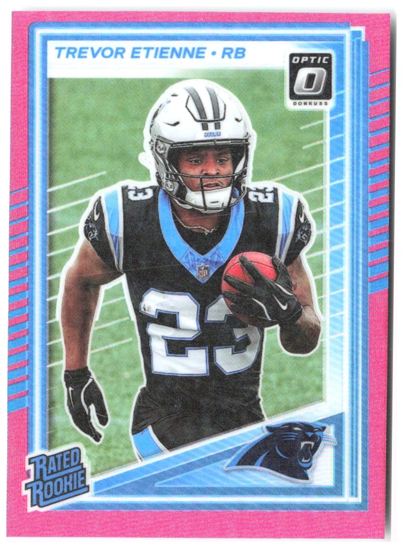 Trevor Etienne Donruss Optic - Pink 222 2025 Carolina Panthers