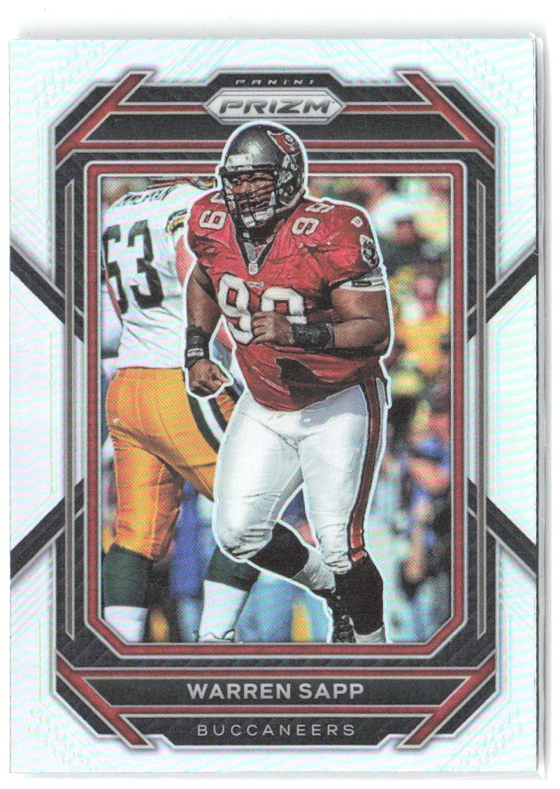 Warren Sapp Panini Prizm - Silver 282 2022 Tampa Bay Buccaneers