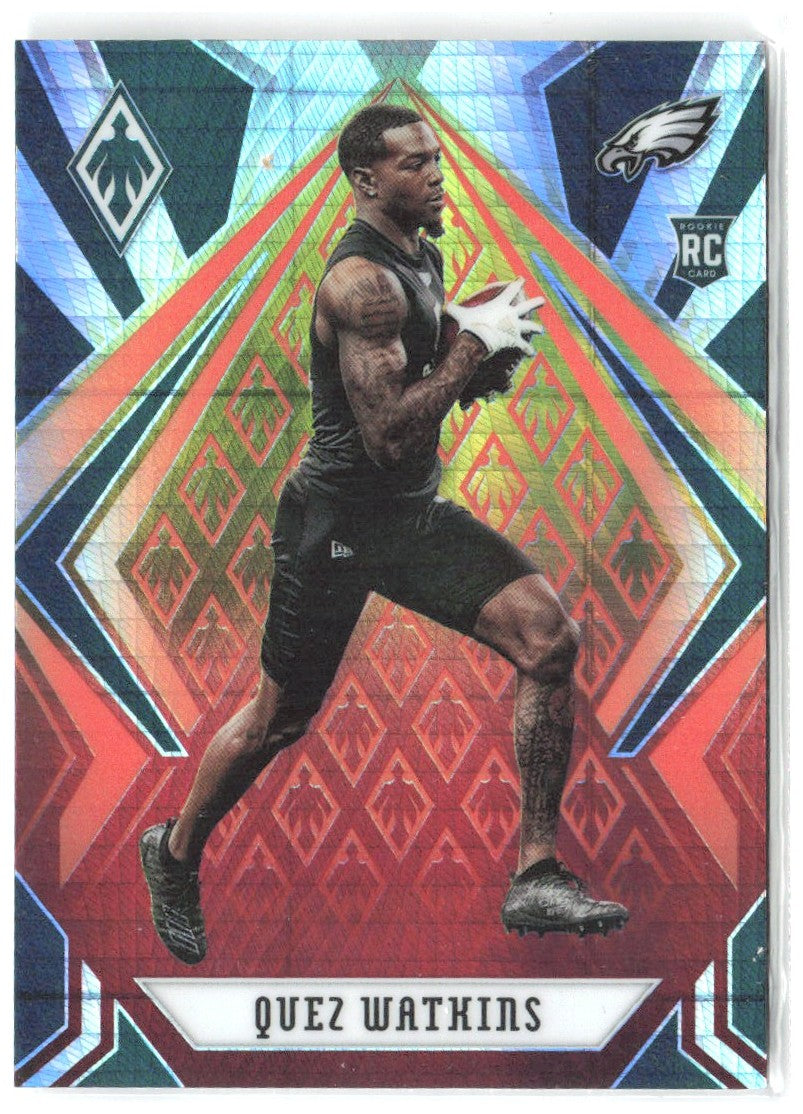 Quez Watkins Panini Phoenix - Fire Burst 183 2020 Philadelphia Eagles