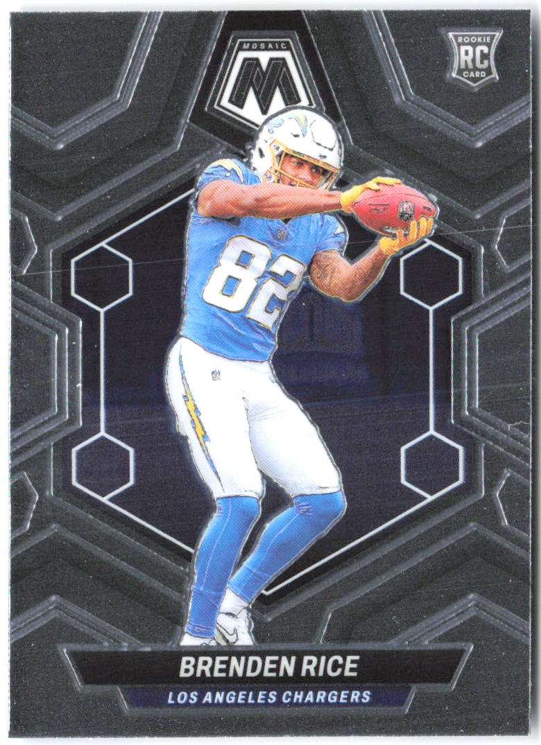 Brenden Rice Panini Mosaic 399 2024 Los Angeles Chargers RC