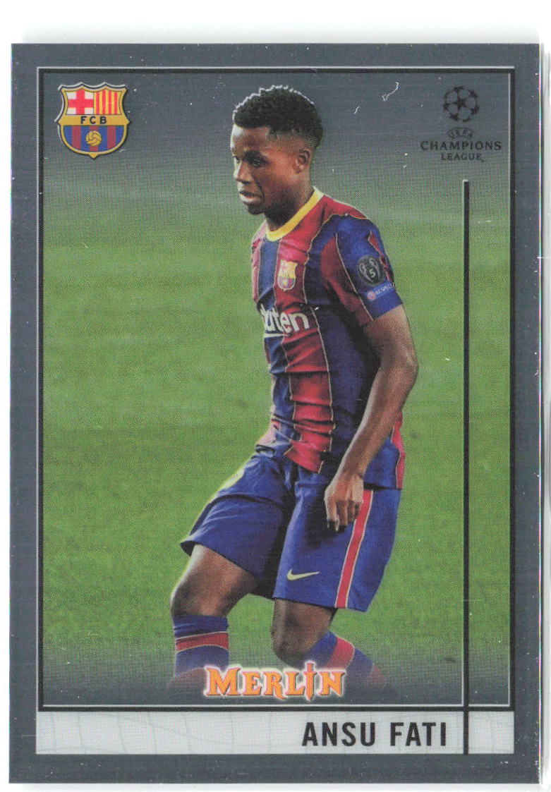 Ansu Fati Merlin UEFA Champions League 39 2020-21 FC Barcelona
