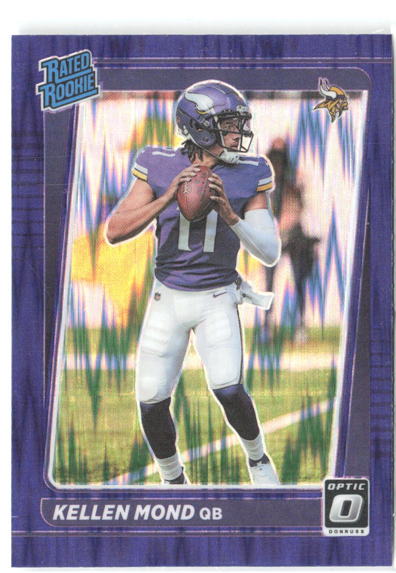 Kellen Mond Donruss Optic - Purple Shock 221 2021 Minnesota Vikings