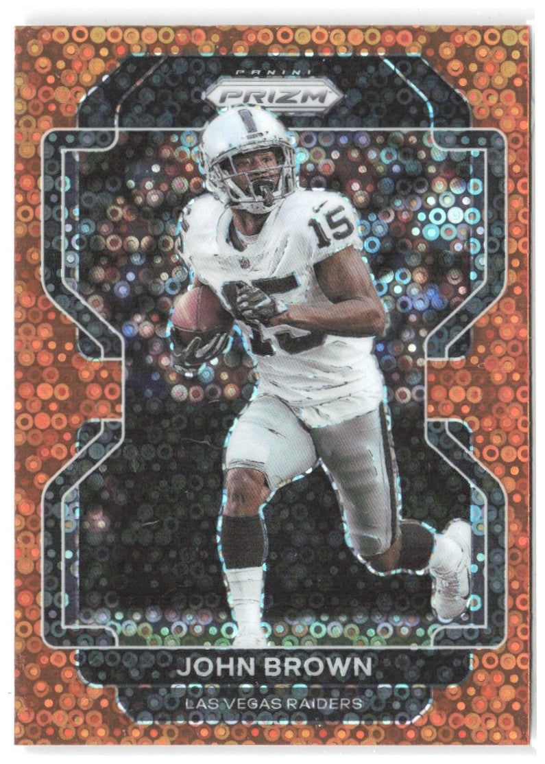 John Brown Panini Prizm - Disco 177 2021 Las Vegas Raiders