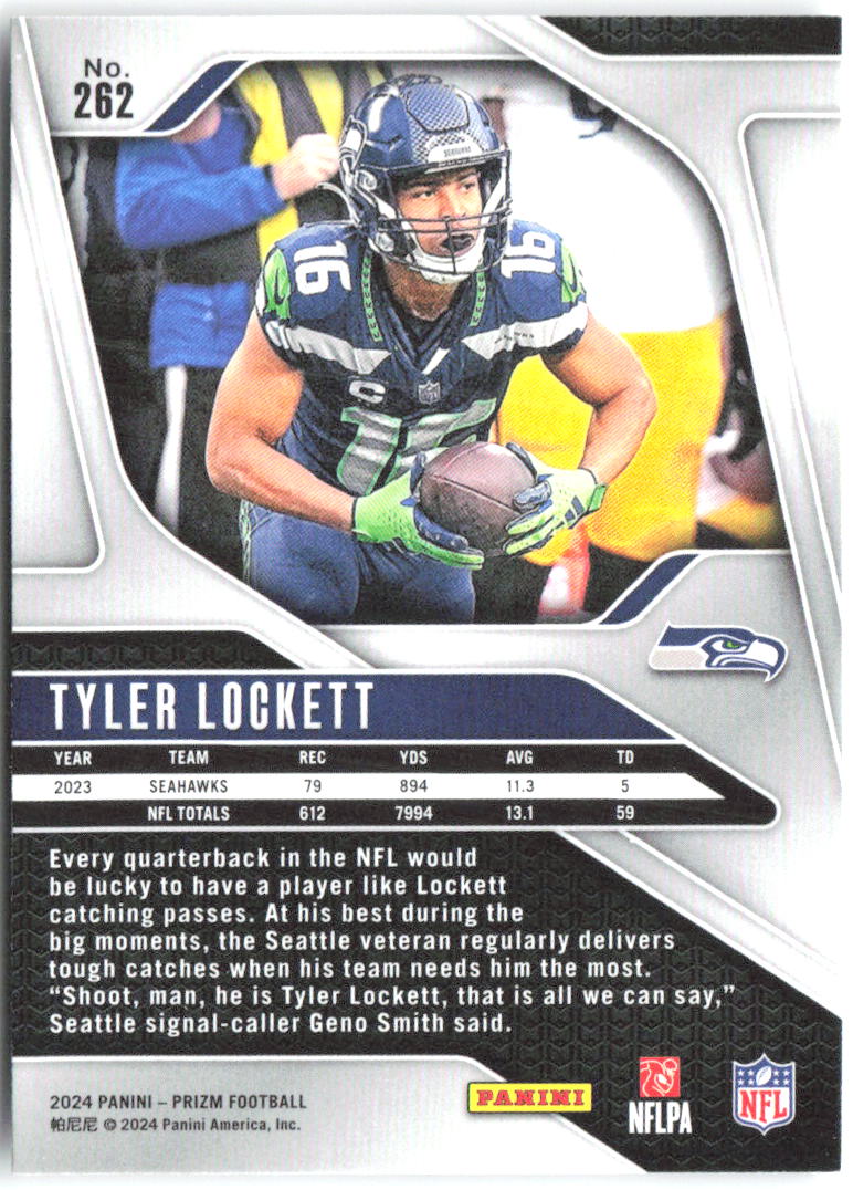 Tyler Lockett Panini Prizm 262 2024 Seattle Seahawks