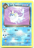 Dark Vaporeon Unlimited Uncommon Team Rocket 45/82 LP Mitsuhiro Arita