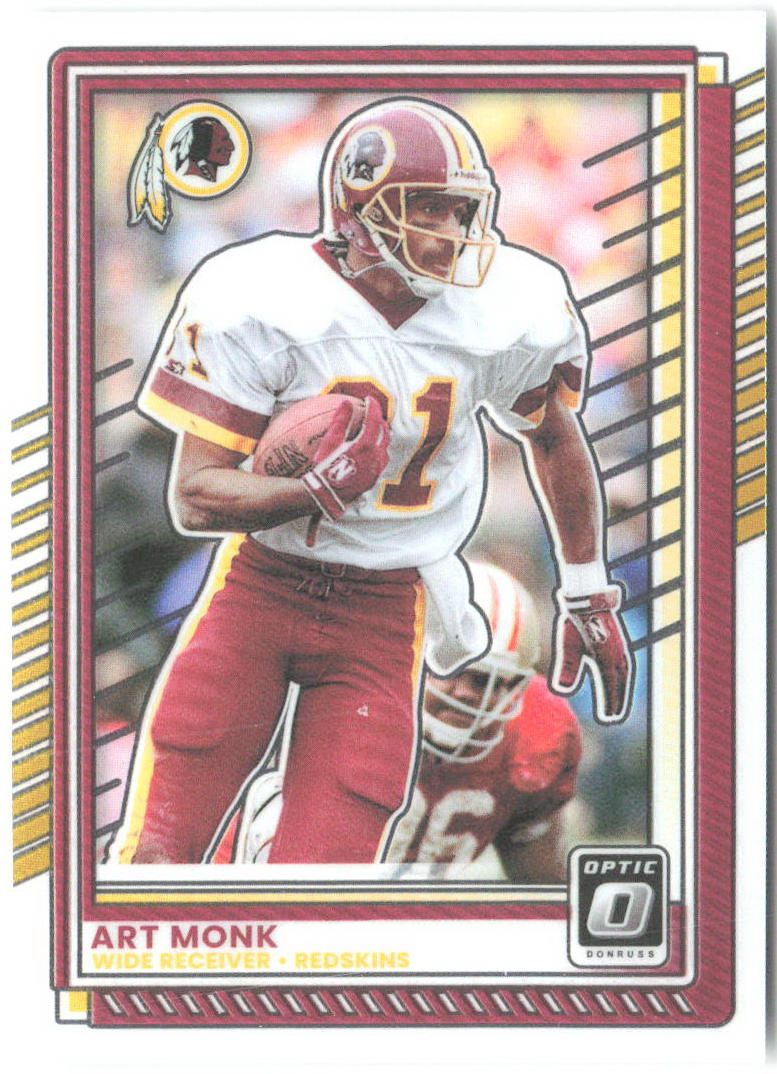 Art Monk Donruss Optic 122 2025 Washington Redskins