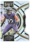 Tavius Robinson Panini Select - Silver Prizms Die Cuts 114 2023 Baltimore Ravens