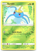 Surskit Reverse Holo Common SM Base Set 7/149 NM