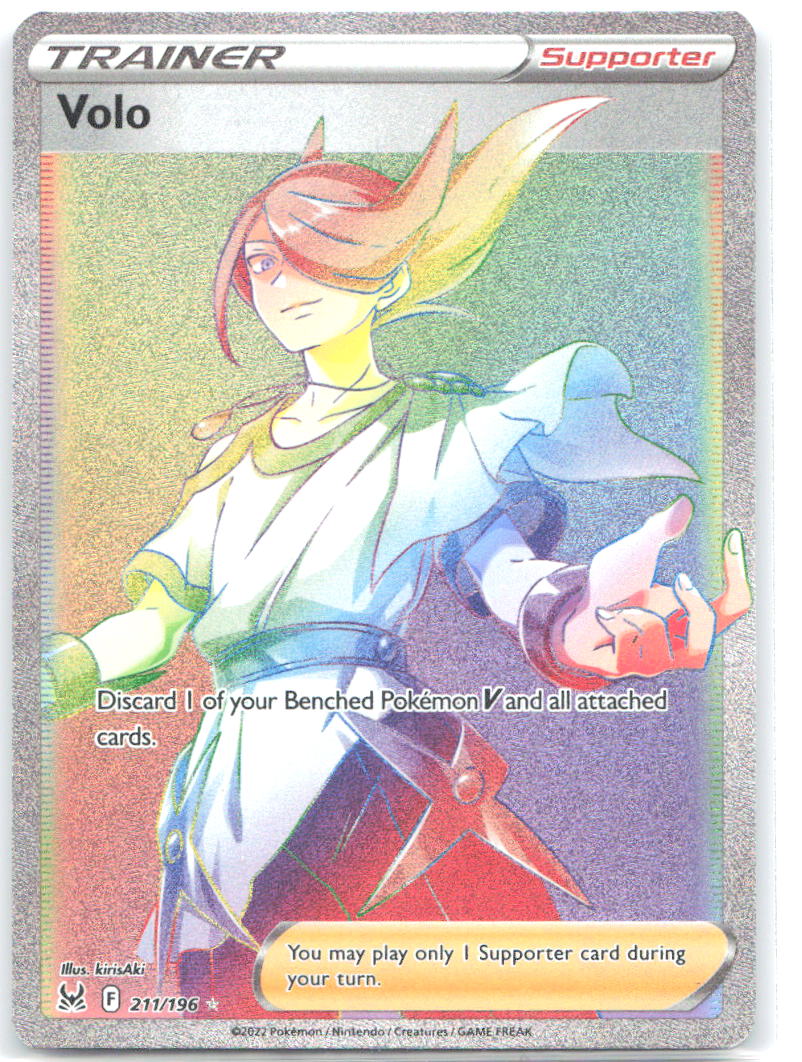 Volo Secret Holo Secret Rare SWSH11 Lost Origin 211/196 NM kirisAki