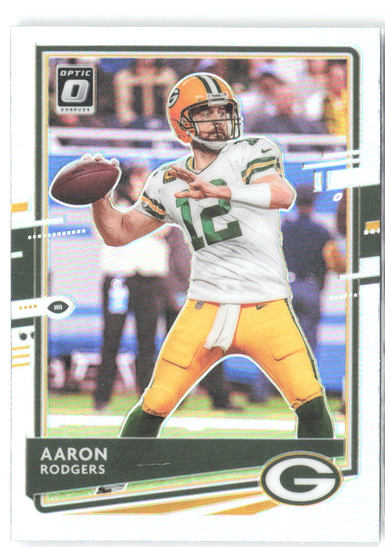 Aaron Rodgers Donruss Optic - Holo 38 2020 Green Bay Packers