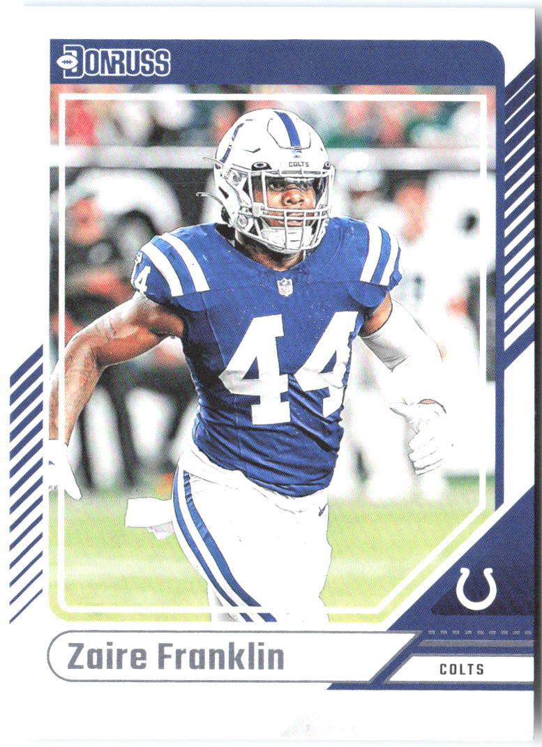Zaire Franklin Donruss 257 2024 Indianapolis Colts