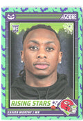 Xavier Worthy Score-A-Treat - Rising Stars Green Bats 50 2024 Kansas City Chiefs