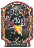 Anthony McFarland Jr. Select - Red Prizm Die Cut 81 2020 Pittsburgh Steelers
