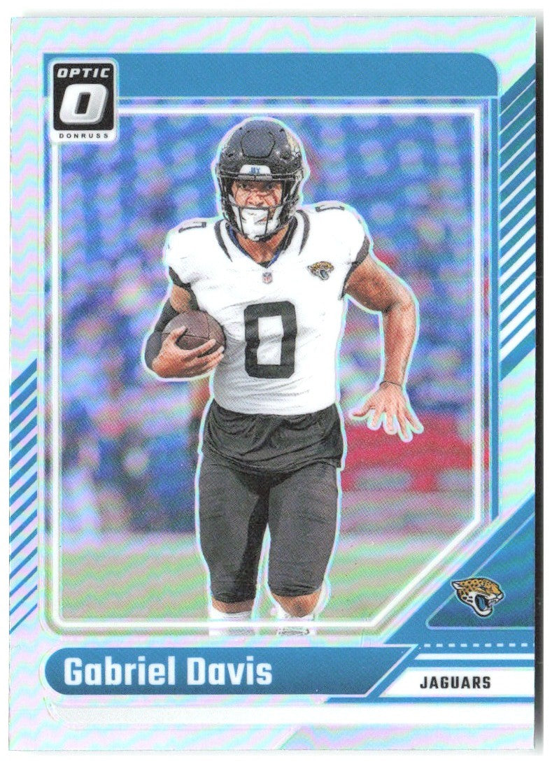 Gabriel Davis Donruss Optic - Holo 91 2024 Jacksonville Jaguars
