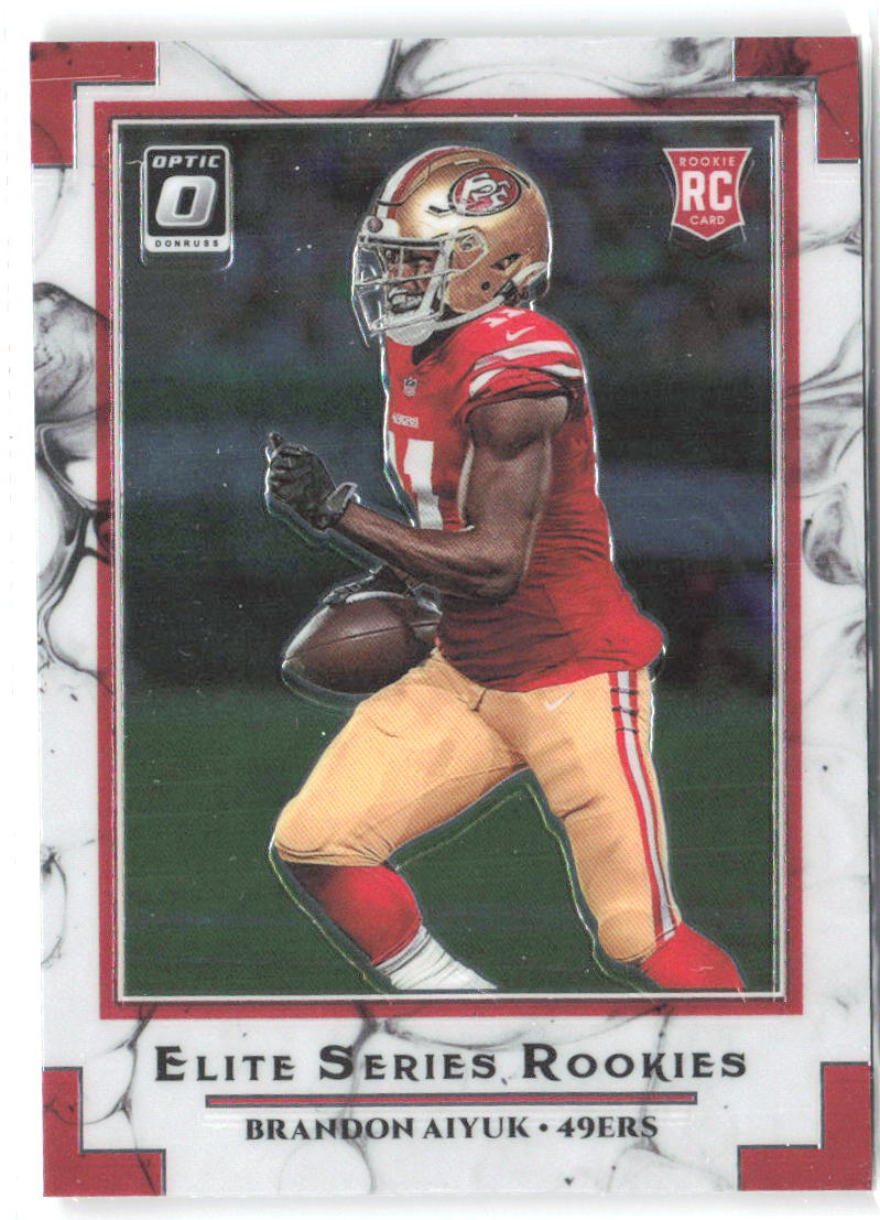 Brandon Aiyuk Donruss Optic Rookie Elite Series ESR-BA 2020 San Francisco 49ers