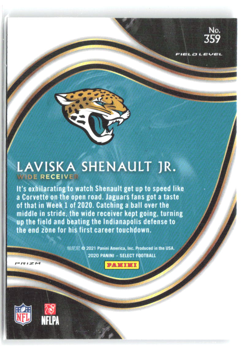 Laviska Shenault Jr. Panini Select - Silver Prizm 359 2020 Jacksonville Jaguars