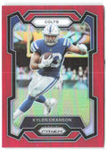 Kylen Granson Panini Prizm - Red 128 2023 Indianapolis Colts