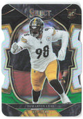 DeMarvin Leal Select - Black and Green Prizm Die Cut 66 2022 Pittsburgh Steelers
