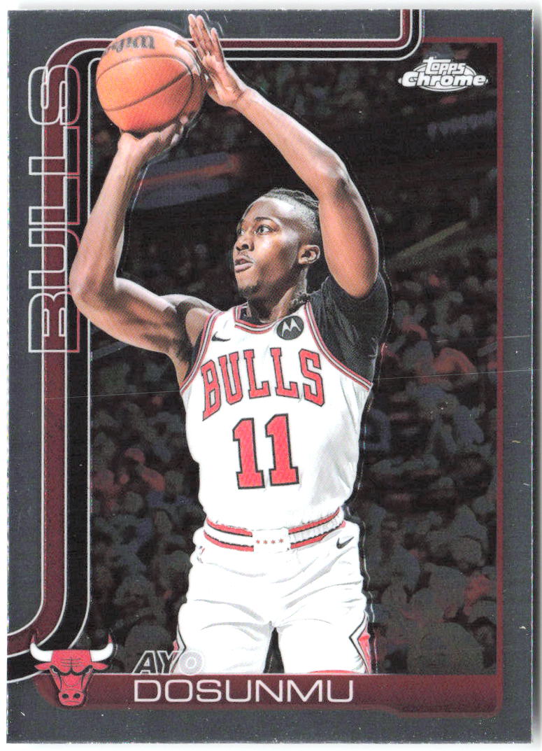 Ayo Dosunmu Topps Chrome 95 2025-26 Chicago Bulls