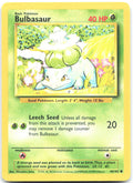 Bulbasaur Common Base Set 044/102 LP Mitsuhiro Arita